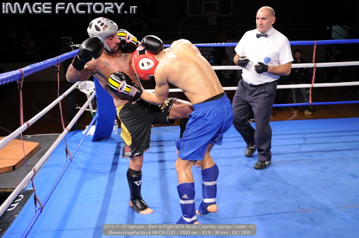 2013-11-16 Vigevano - Born to Fight 0874 Nicolo Colombo-Jacopo Cristini - K1
